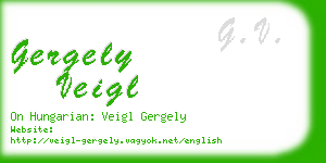 gergely veigl business card